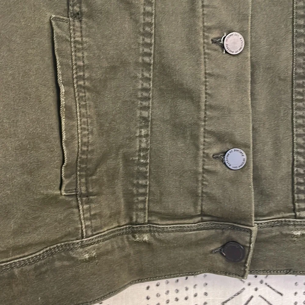 ARTICLES OF SOCIETY Army Green Denim Jacket - Picture 4 of 8